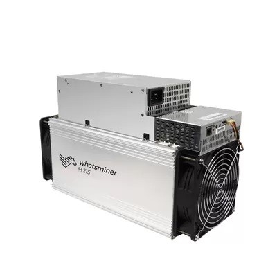 ASIC Gebruikte Bitcoin-Mijnwerker 12V MicroBT Whatsminer M21s 52th 3120W
