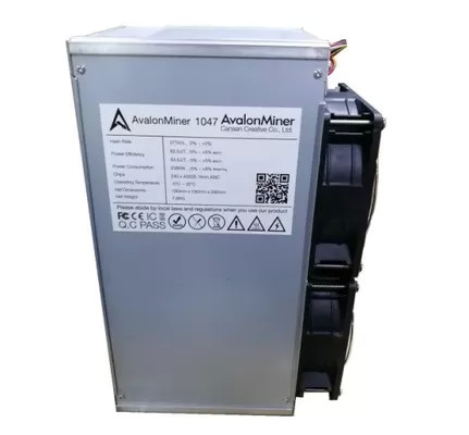 190 X 190 X 292mm Canaan Avalonminer 1047 de Spaander van 37t 37th/S 16nm